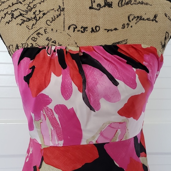 Like New Banana Republic Strapless Floral Dress-Local Pickup Offer Vancouver WA - Picture 6 of 8